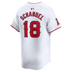 Nolan Schanuel Los Angeles Angels Nike Home Limited Player Jersey - White