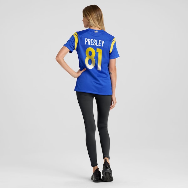 Brennan Presley Los Angeles Rams Nike Women's Team Game Jersey -  Royal
