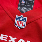 Nico Collins Houston Texans Nike Alternate Game Jersey -  Red/White/Navy