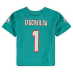 Tua Tagovailoa Miami Dolphins Nike Toddler Game Jersey - Aqua