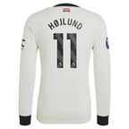 Rasmus Højlund Manchester United adidas Originals  2024/25 Third Authentic Long Sleeve Jersey - Cream