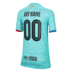 Barcelona Nike Youth 2023/24 Third Custom Replica Jersey - Aqua