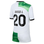 Diogo Jota Liverpool Nike Youth 2023/24 Away Replica Player Jersey - White