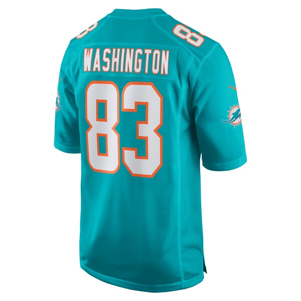 Malik Washington Miami Dolphins Nike  Game Jersey -  Aqua