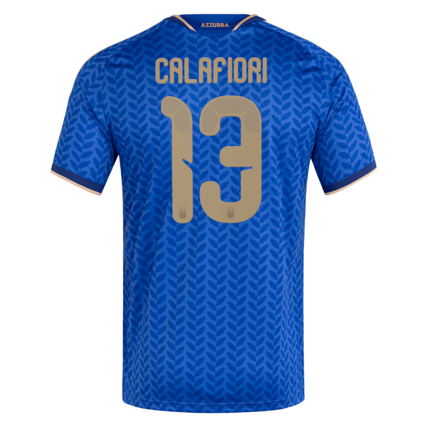 Riccardo Calafiori Italy National Team adidas 2026 Home Replica Jersey - Blue