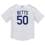 Mookie Betts Los Angeles Dodgers Nike Toddler Replica 2.0 Player Jersey - White