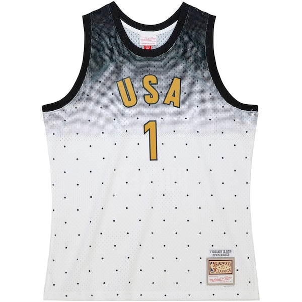 Devin Booker 2016 NBA Rising Stars Challenge Hardwood Classics Swingman Jersey - White