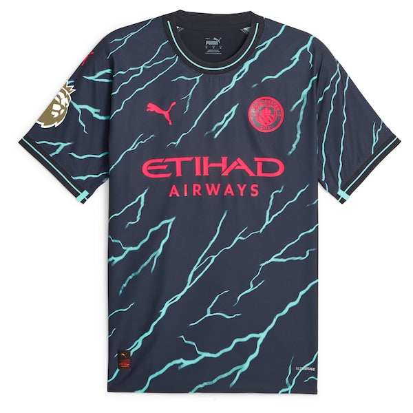 Jack Grealish Manchester City Puma 2023/24 Third Authentic Player Jersey - Navy