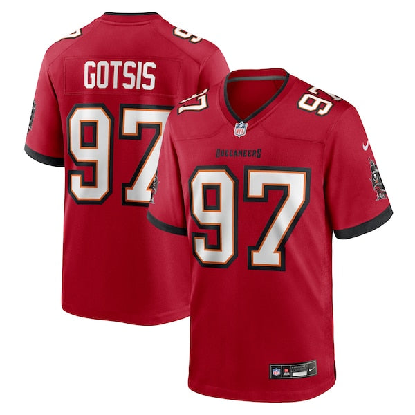 Adam Gotsis Tampa Bay Buccaneers Nike Team Game Jersey -  Red
