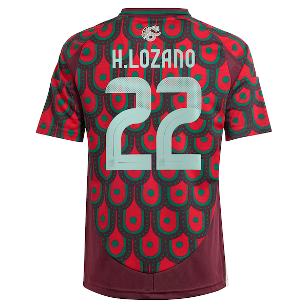 Hirving Lozano Mexico National Team adidas Youth 2024 Home Replica Player Jersey - Green/Green