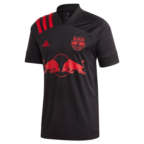 Aaron Long New York Red Bulls adidas 2020 Dark Mode Replica Jersey - Black