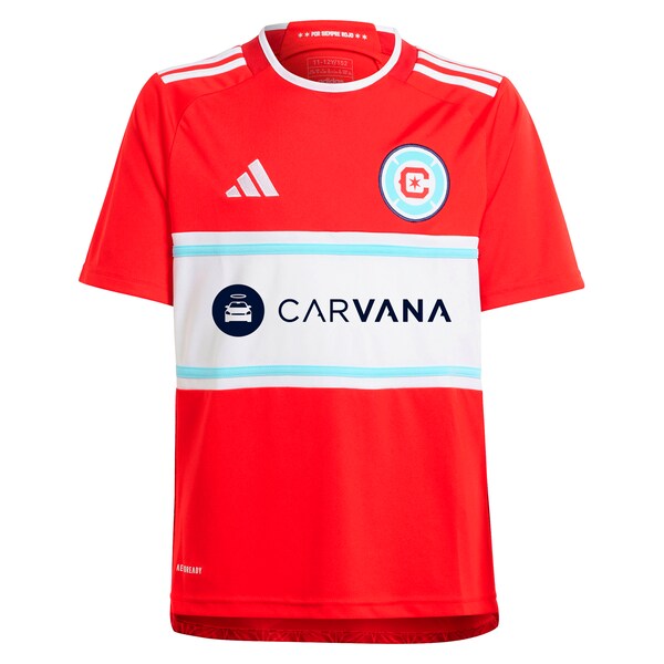 Chris Brady Chicago Fire adidas Youth 2024 Return To Red Replica Player Jersey – Red