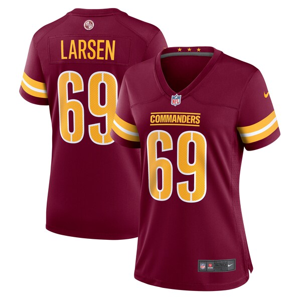 Tyler Larsen Washington Commanders Nike Women's  Game Jersey -  Burgundy