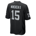 Gardner Minshew II Las Vegas Raiders Nike Team Game Jersey -  Black
