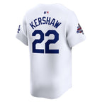 Clayton Kershaw Los Angeles Dodgers Nike 2024 World Series Champions Home Limited Player Jersey - White