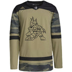 Arizona Coyotes adidas Military Appreciation Team Authentic Custom Practice Jersey - Camo