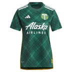 Portland Timbers adidas Women's 2024 Portland Plaid Kit Replica Jersey - Green