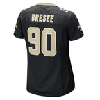Bryan Bresee New Orleans Saints Nike Women's  Game Jersey -  Black