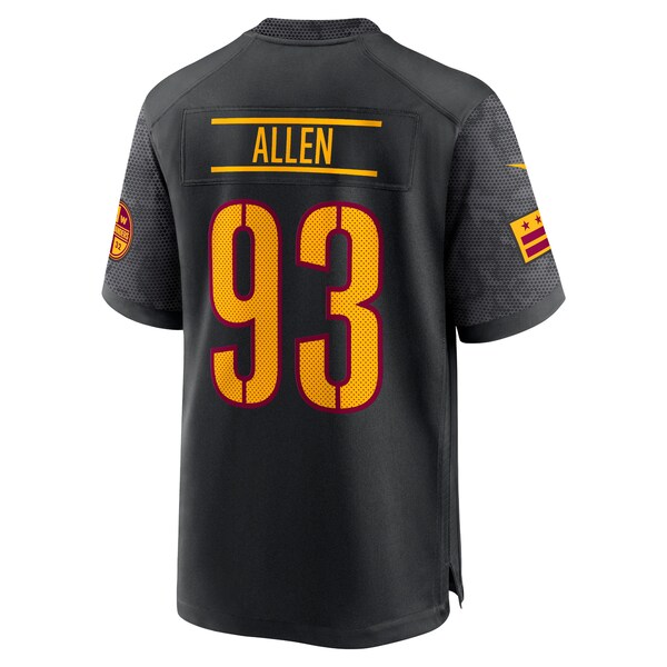 Jonathan Allen Washington Commanders Nike Alternate Game Player Jersey - Black/Burgundy/White