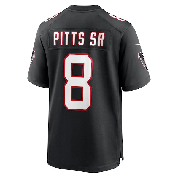 Kyle Pitts Sr. Atlanta Falcons Nike Alternate  Game Jersey - Black/White