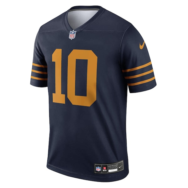 Jordan Love Green Bay Packers Nike The 1923 Classic Legend Player Dri-FIT Top - Navy/Green