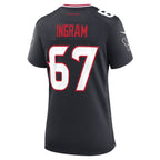Ed Ingram Houston Texans Nike Women's Team Game Jersey -  Navy