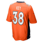 Devon Key Denver Broncos Nike Team Game Jersey -  Orange