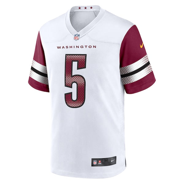 Jayden Daniels Washington Commanders Nike 2024 NFL Draft First Round Pick Player Game Jersey - White