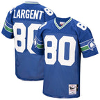 Steve Largent Seattle Seahawks 1985 Authentic Throwback Retired Player Jersey - Royal