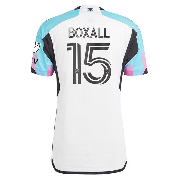 Michael Boxall Minnesota United FC adidas 2024 The Northern Lights Kit Authentic Jersey - White