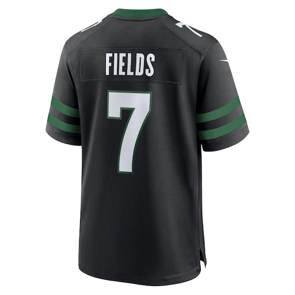 Justin Fields New York Jets Nike Game Jersey - Stealth Black