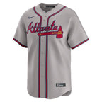 Ozzie Albies Atlanta Braves Nike Away Limited Player Jersey - Gray/White