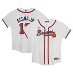 Ronald Acuña Jr. Atlanta Braves Nike Preschool Home Game Jersey - White