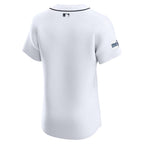 Detroit Tigers Nike Home Elite Patch Jersey - White