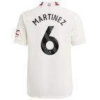 Lisandro Martínez Manchester United adidas Youth 2023/24 Third Replica Player Jersey - White/Green