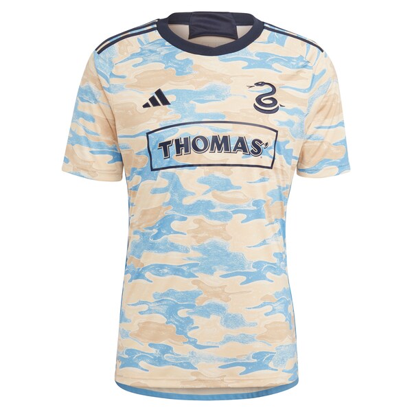 Jakob Glesnes Philadelphia Union adidas 2024 For Philly Replica Jersey - Tan
