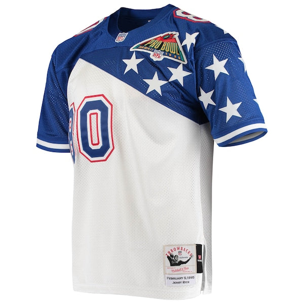 Jerry Rice NFC 1994 Pro Bowl Authentic Jersey - White/Blue