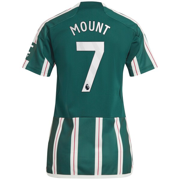 Mason Mount Manchester United adidas Women's 2023/24 Away Replica Player Jersey - Green/Red