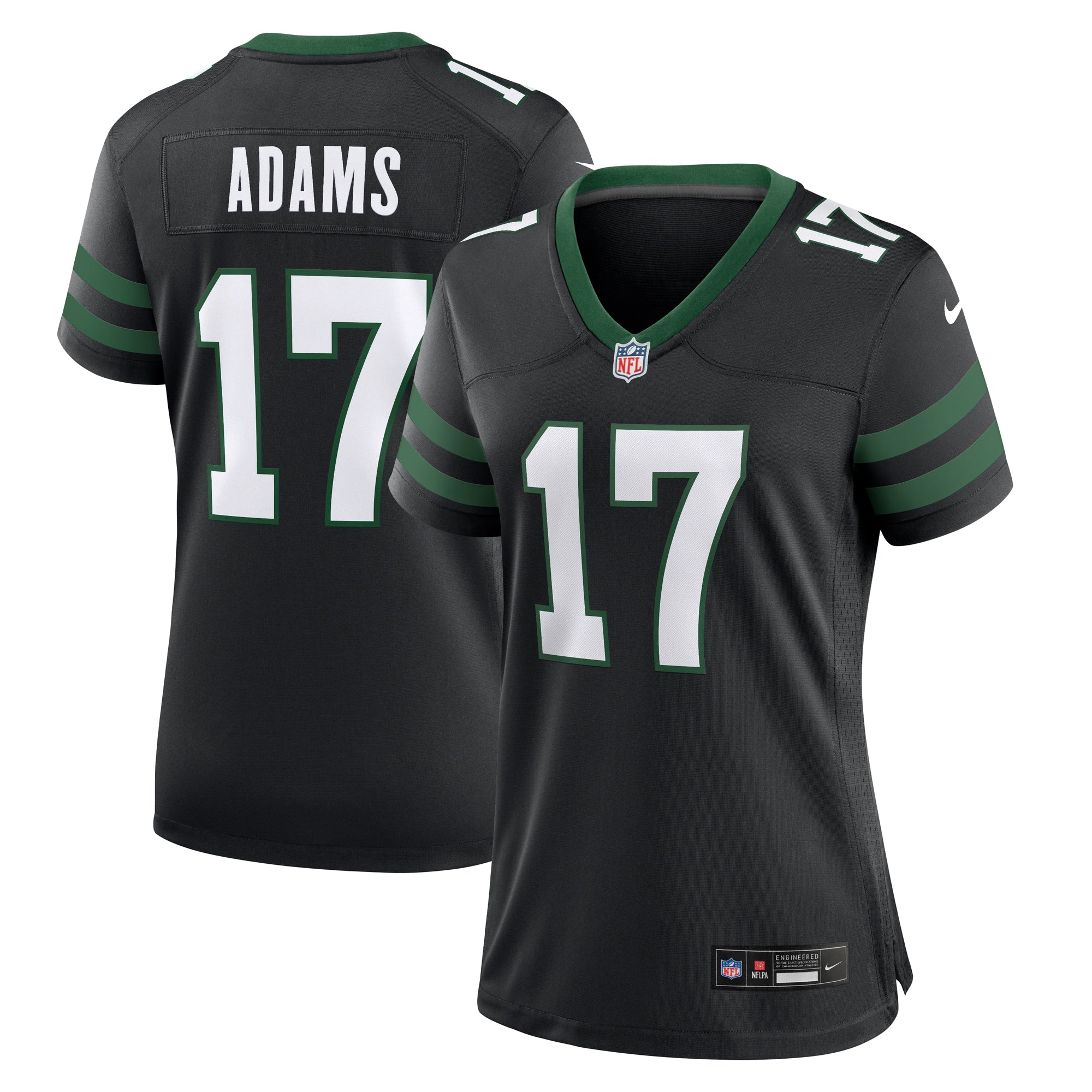 Davante Adams New York Jets Nike Women's Game Jersey - Legacy White/Black/Green