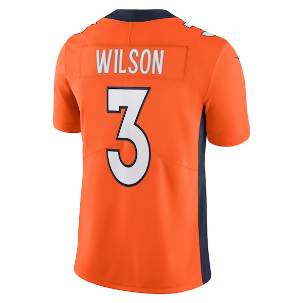 Russell Wilson Denver Broncos Nike Team Vapor Limited Jersey - Orange/Navy