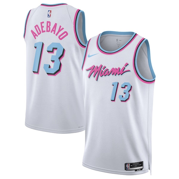 Bam Adebayo Miami Heat Nike Unisex 2024/25 Swingman Player Jersey - City Edition - White