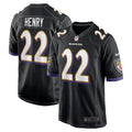 Derrick Henry Baltimore Ravens Nike Alternate Game Jersey -  Black/Purple