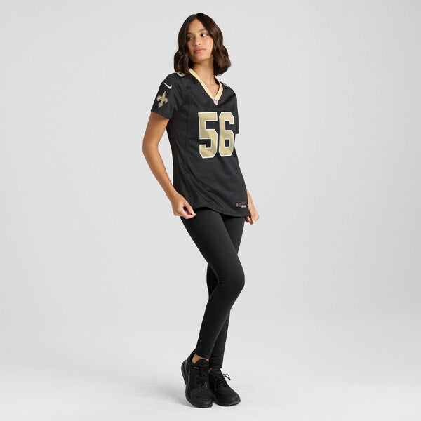 Demario Davis New Orleans Saints Nike Women's  Game Jersey -  Black