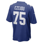 Joshua Ezeudu New York Giants Nike Game Player Jersey - Royal