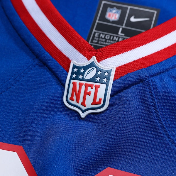 Jaxson Dart New York Giants Nike Alternate 2 Classic Game Jersey - Royal