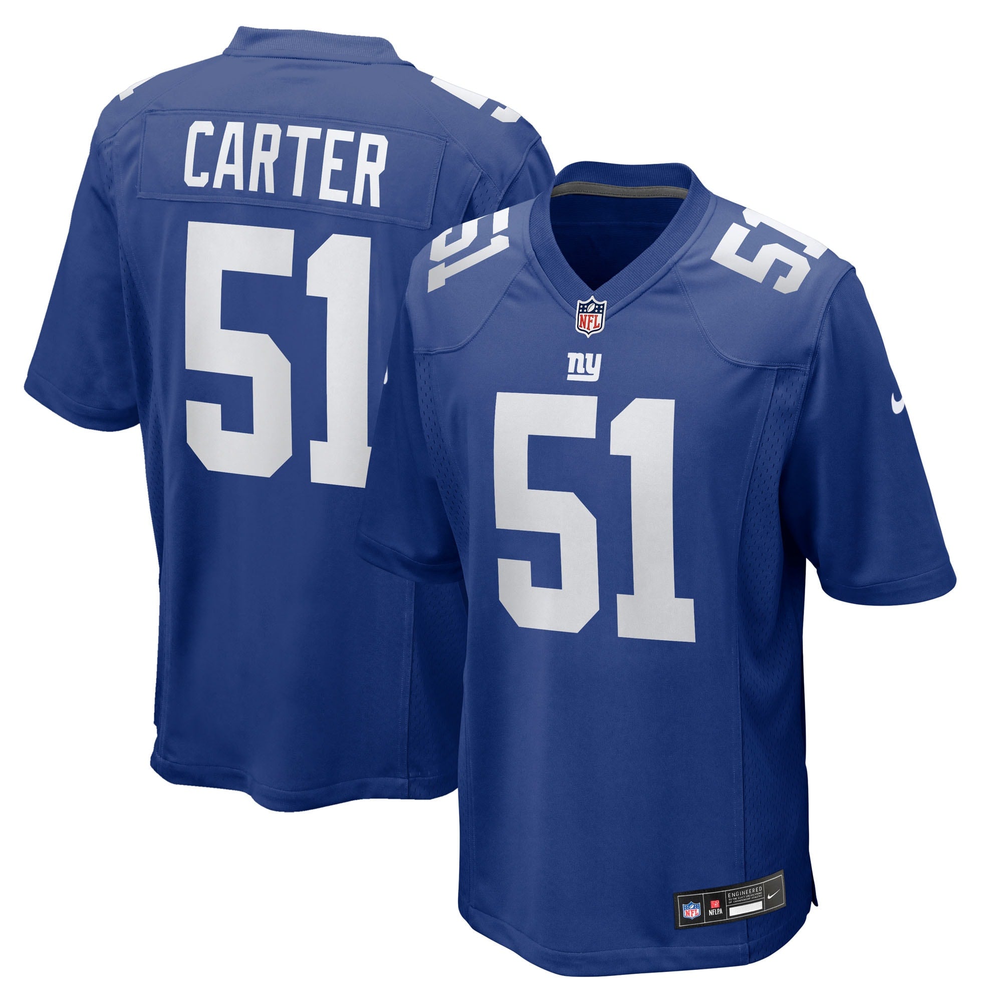 Abdul Carter New York Giants Nike First Round Pick Alternate Game Jersey - Red/White/Royal