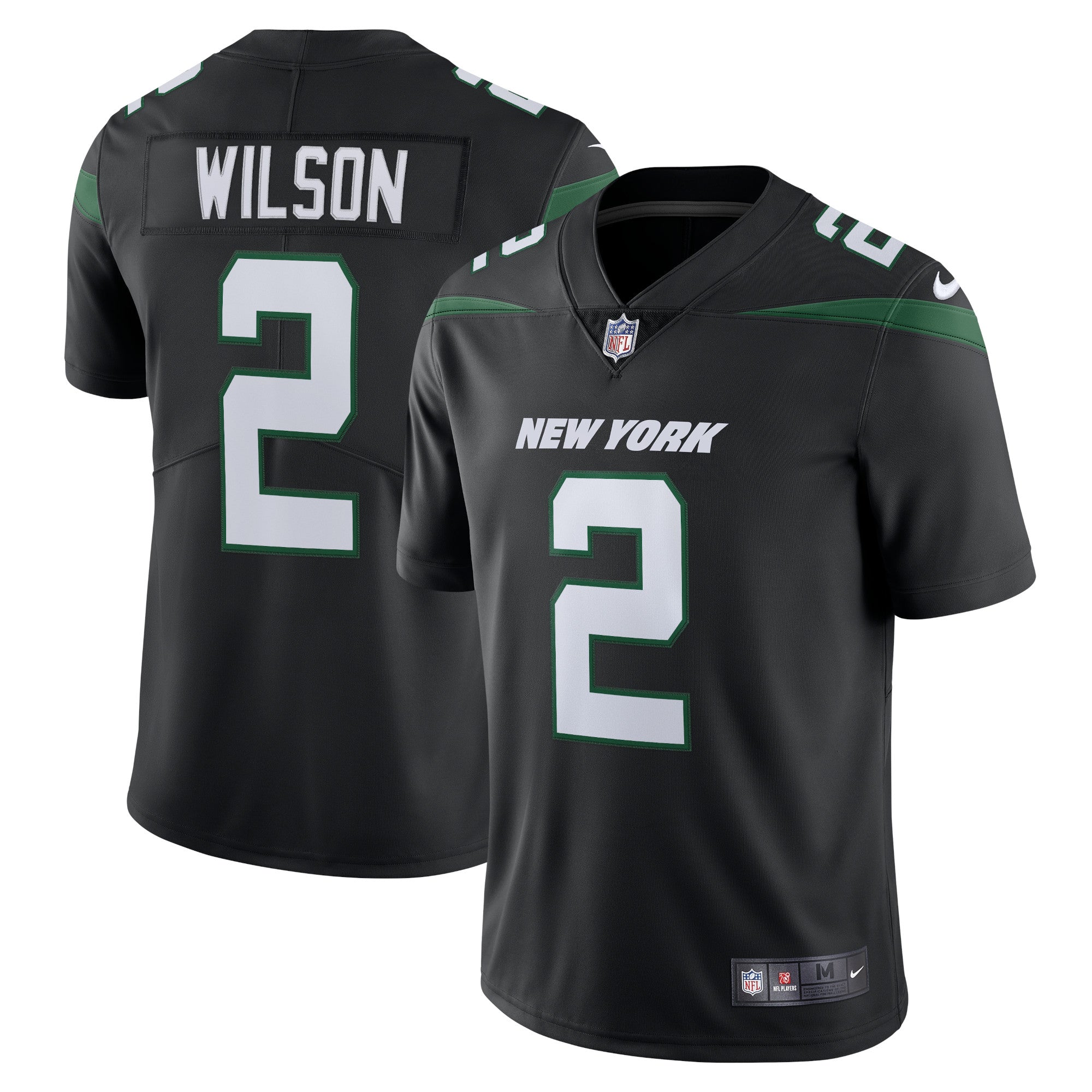 Zach Wilson New York Jets Nike Vapor Limited Jersey - Gotham Green/Black/White