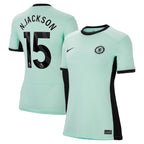 Nicolas Jackson Chelsea Nike Women's 2023/24 Third Stadium Replica Player Jersey - Mint