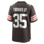 Charlie Thomas Cleveland Browns Nike Team Game Jersey -  Brown