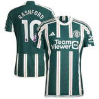 Marcus Rashford Manchester United adidas 2023/24 Away Authentic Player Jersey - Green/Red